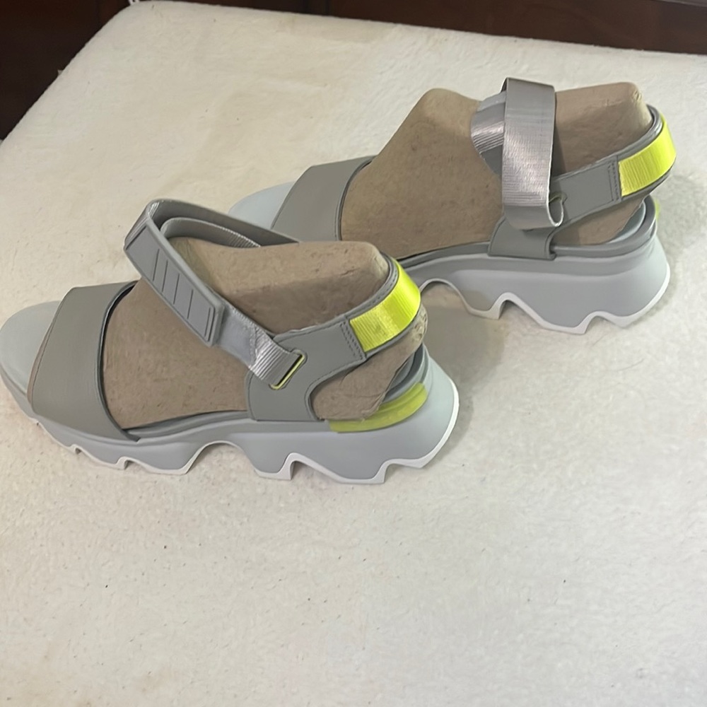 New light gray athletic sandals
